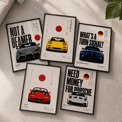 Premium Car Posters